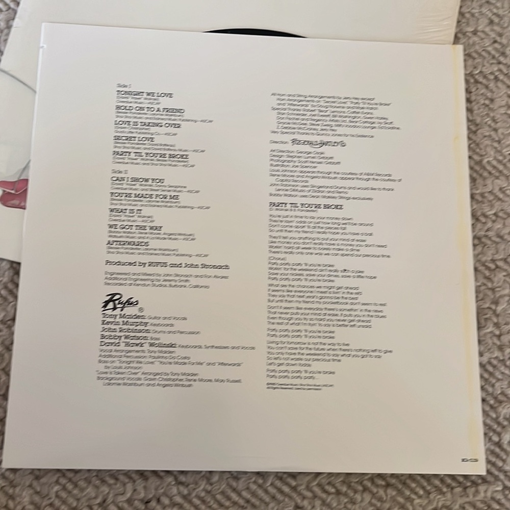 Vintage 1981 Rufus vinyl LP records - Picture 14 of 16